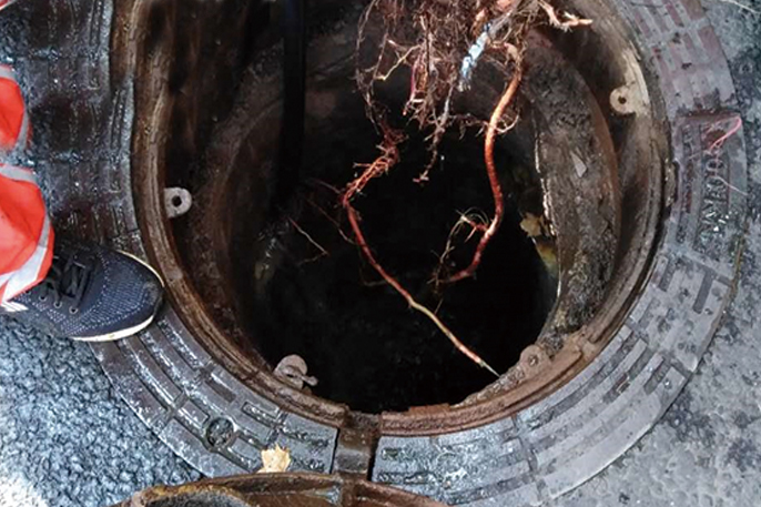 王场镇管道预处理